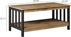 ChooChoo Farmhouse Coffee Table, Living Room Table - Image 2