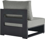 Modway Tahoe Aluminum Armless Patio Gray Modular Weather-Resistant - Image 5