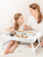 Bamboo Bed Tray for Breakfast, Snack Table - Image 2