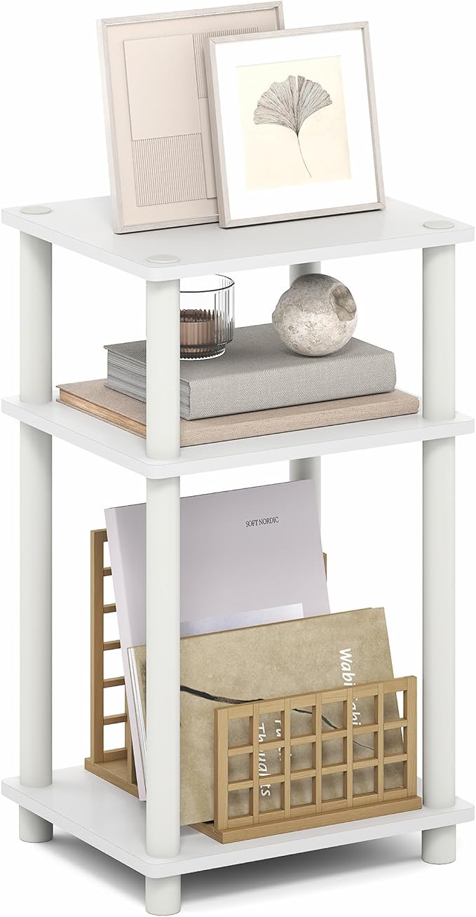 Furinno Turn-N-Tube Side Table, 3-Tier End Table by Furinno-FitsYourSpaceFitsYourBudget