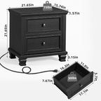 SAVOR LIFE Farmhouse Nightstand - Image 2