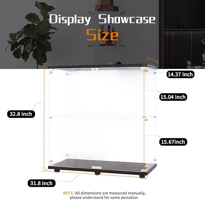 Beauty4U Glass Display Cabinet - Image 3