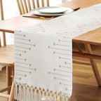FEXIA Boho Table Runner with Tassels 72 Inches Long - Image 4