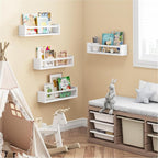 Fixwal Floating Book Shelves for Wall, 16.5 Inch Nursery Book Shelves for - Image 3