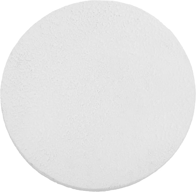 JONATHAN Y Greta Hourglass 18" White Frosted Outdoor Side Table and Stool - Image 9