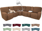 100% Waterproof Sectional Recliner Couch Covers by ROFASVCO