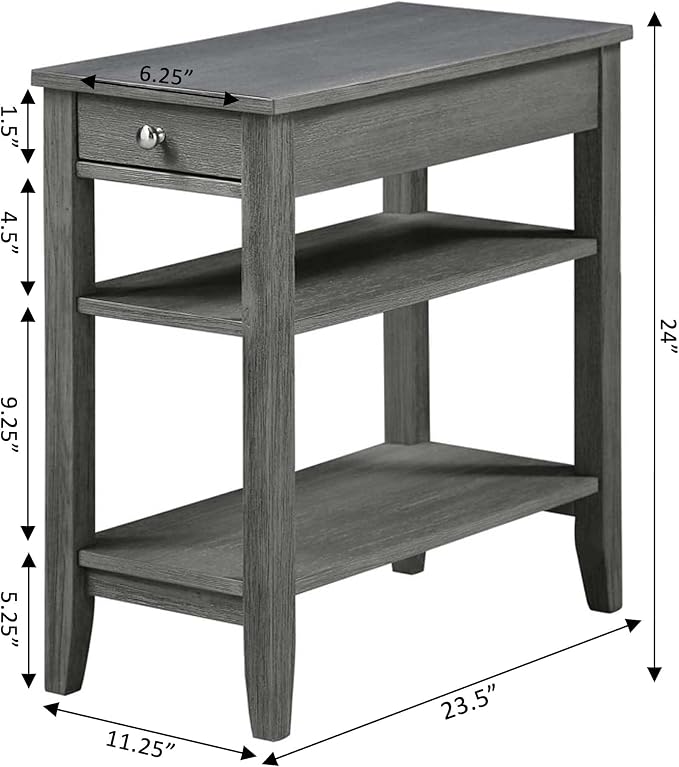 Convenience Concepts American Heritage Chairside End Table - Image 3