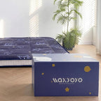 MAXYOYO Black Moon and Star Futon Mattress, Japanese Floor Mattress Quilted - Image 2