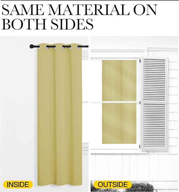 NICETOWN Room Darkening Curtains - Image 5