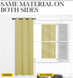 NICETOWN Paler Yellow Blackout Curtains - Image 6