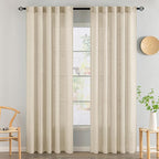 MIULEE Linen Curtains 52x84 Inch Length 2 Panels by MIULEE
