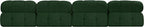 Meridian Furniture 611Green-S136B Ames Collection Modern | Contemporary Modular - Image 3