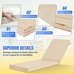 Basic Beyond Chaise Lounge Cushions Outdoor, 3-Layer Waterproof Outdoor - Image 3