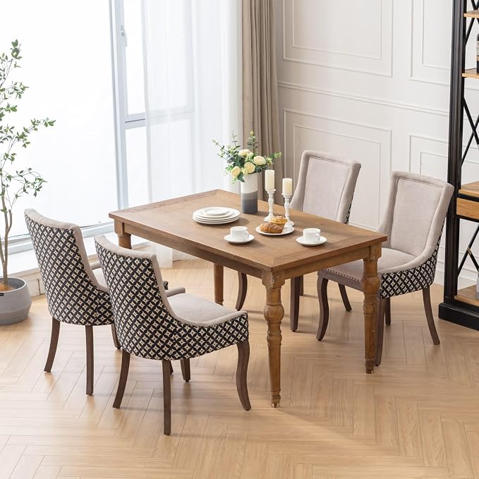 Modern Dining Chairs Set of 6, High Back Dining Chairs Side Chairs - Image 2