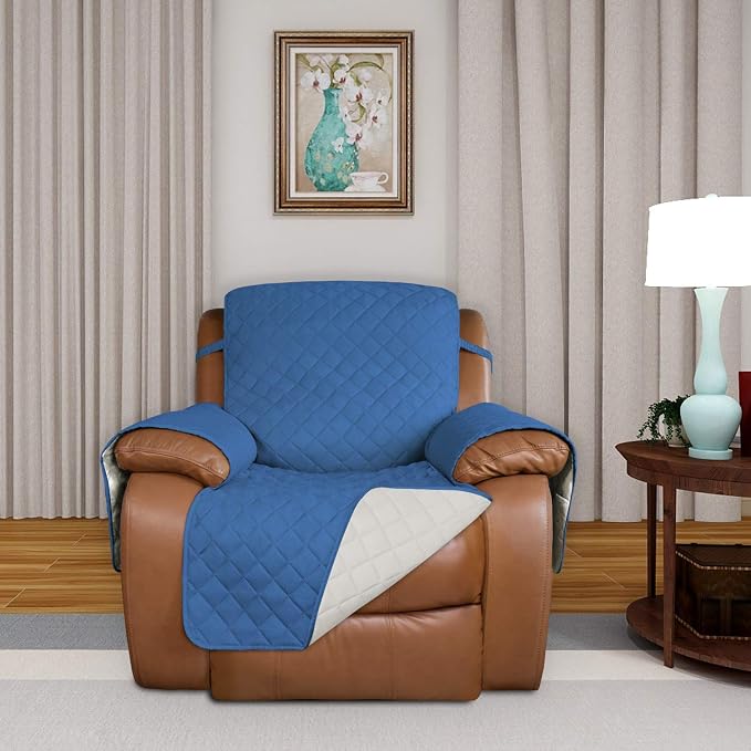 PureFit Reversible Recliner Chair Covers Couch Covers - Image 2