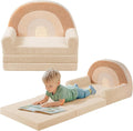 little dove Extra Wide Soft Toddler Couch Fold Out, Comfy Toddler Chair by LittleDove