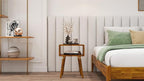 Bme Dinkee Solid Wood Nightstand, Fully Assembled, Without Drawer - Image 8