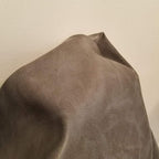 NAT Leathers| Gray Soft Faux Vegan PU Leather by The Yard Synthetic Pleather - Image 2