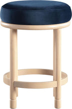 Meridian Furniture 976Navy-C Monette Collection Art Deco Counter Stool - Image 4