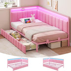 DICTAC Twin Corner Bed Frame by DICTAC