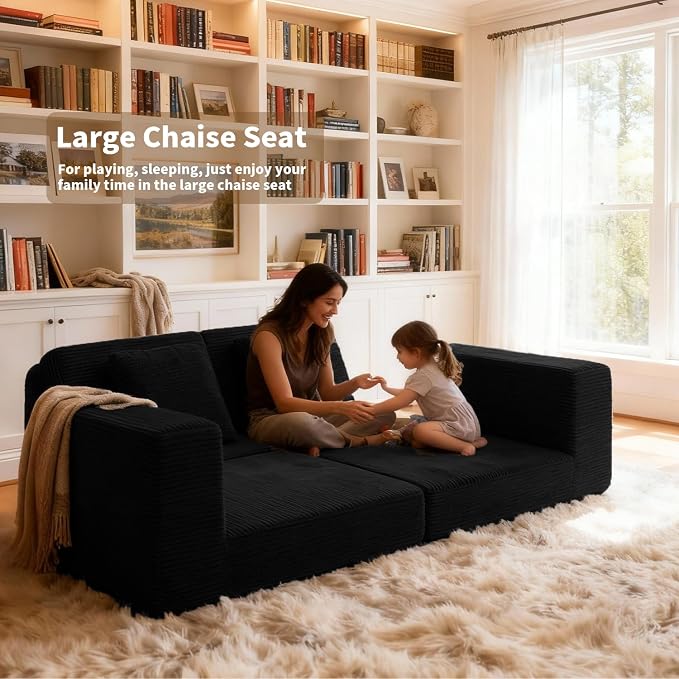 FILUXE Modular Sectional Sofa, Modern Modular Sofa Couch - Image 4