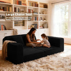 FILUXE Modular Sectional Sofa, Modern Modular Sofa Couch - Image 4