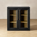 mopio Blake Storage Cabinet, Small Modular Accent Display Sideboard Buffet by MopioInc