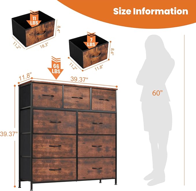 Sweetcrispy Dresser for Bedroom - Image 3