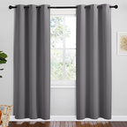 NICETOWN Grey Blackout Curtain Panels by NICETOWN