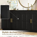 67'' Modern TV Stand for TVs up to 75'', Modern Long Media Console - Image 6