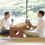 Foldable Japanese Floor Table Low Bamboo Table - Image 2