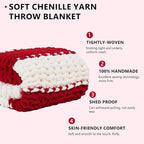 L'AGRATY Chunky Knit Throw Blanket - Image 4