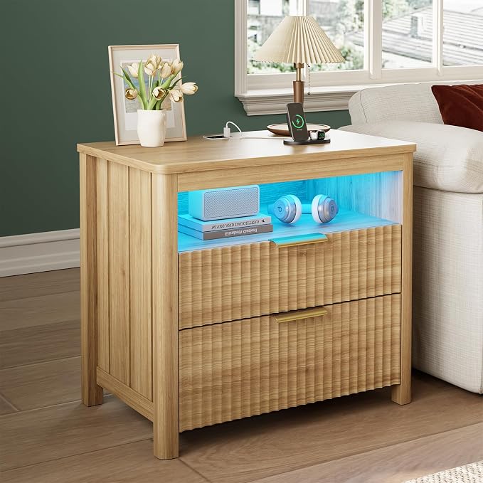 WOOVIVS End Table Set of 2 - Image 9