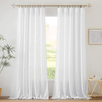 RYB HOME White Curtains & Drapes by RYBHOME