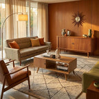 Manora Mid Century Modern Coffee Table - Image 4
