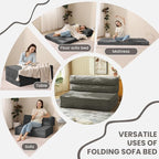 JUIKURY Folding Sofa Bed, Convertible Sleeper Chair - Image 5