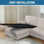 H.VERSAILTEX Sectional Couch Covers 1 Piece Chaise Slipcover L Shape Separate - Image 8