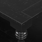 Merax Vintage Coffee Table Featuring Artistic Vase Column Legs and Luxurious - Image 5