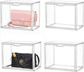 Clear Stackable Plastic Storage Bins by LXLXXL