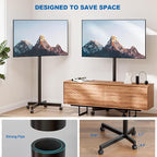 Mobile TV Cart Rolling TV Stand - Image 4
