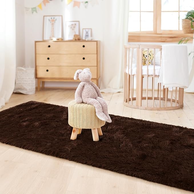 LOCHAS 2x8 Runner Rugs for Hallway, Fluffy Area Rugs for Bedroom - Image 3