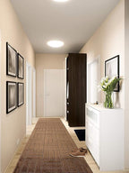Custom Length Hallway Runner Rug, Slip Resistant, Bricks Brown, 26 Inch X 4 feet - Image 2