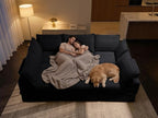 Upgrade Boneless Couch with Storage, Extra Deep&High Seat Modular Sectional - Image 5