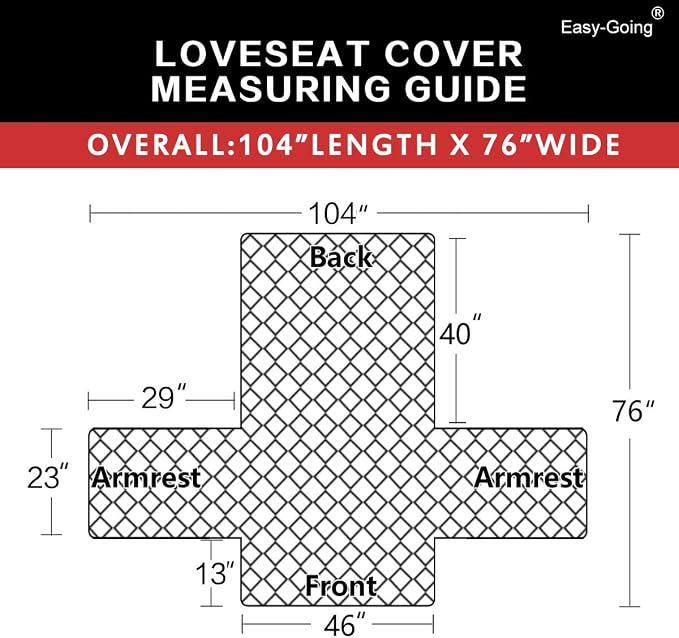 Easy-Going Reversible Couch Cover, 2 Cushion Sofa, Army Green/Beige | Loveseat - Image 6
