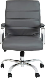 Flash Furniture Whitney Mid-Back Swivel LeatherSoft Desk Chair - Image 7