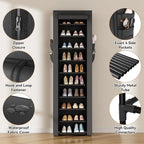 ROJASOP Shoe Rack with Covers 10 Tier Large Shoe Organizer Tall Shoe Closet - Image 4