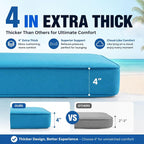 Chaise Lounge Cushion for Outdoor Furniture, Waterproof, Fade-Resistant and - Image 2