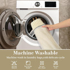 RESARE Waffle Bath Mat for Bathroom, Non Slip Bathroom Rugs 24"x36" Cream | - Image 6