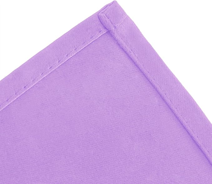 Lavender Blackout Curtains 34 x 63 Inch Length/Set of 2 Curtain Panels/Thermal - Image 7
