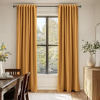 Faux Linen Total Blackout Curtains - Image 6